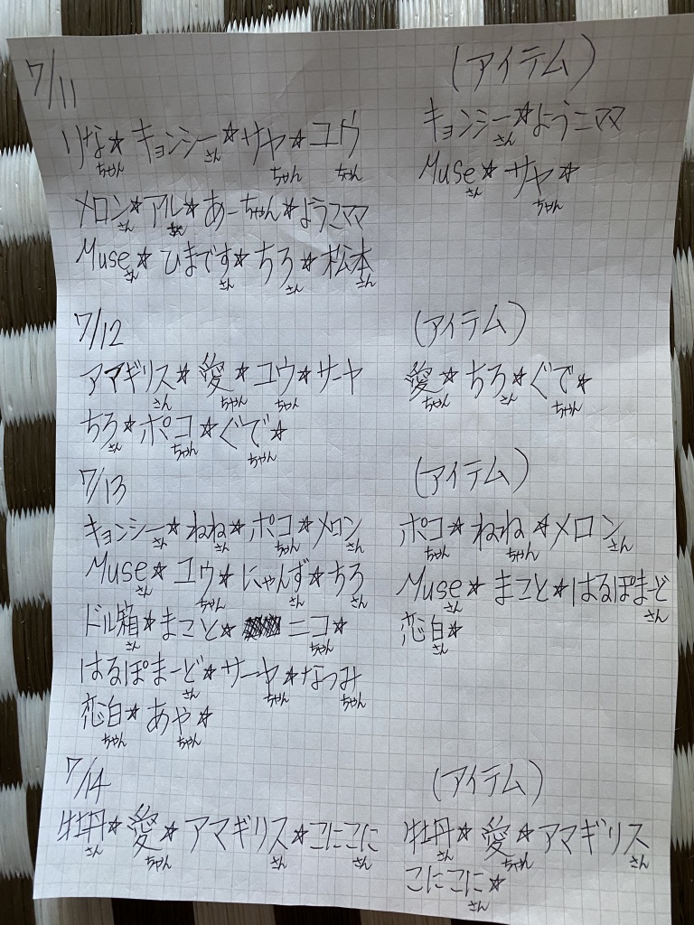 みんな〜マジであつすぎるよね😭
