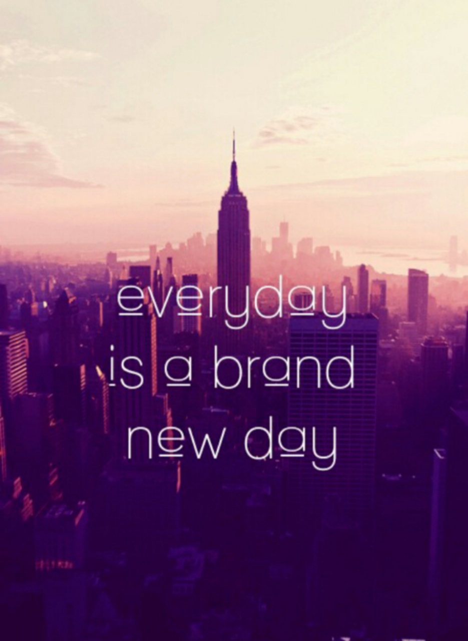 ■毎日は真新しい日。