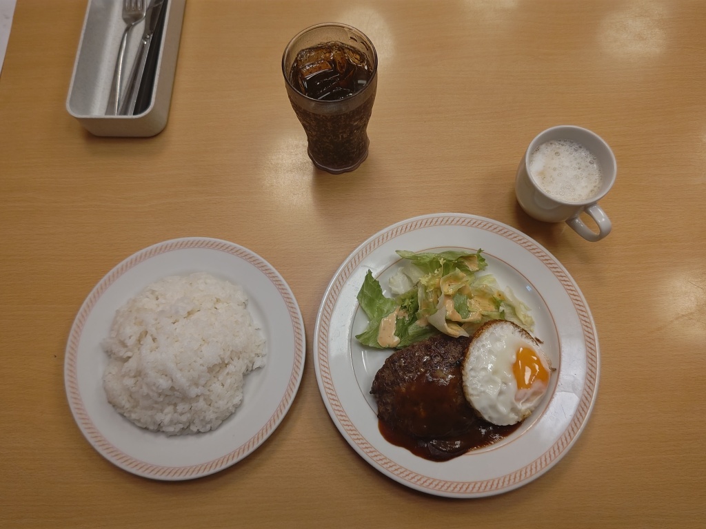 ジョイフル 大分横田店、ハンバーグプレート（税込735