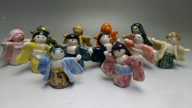 七五三人形が、焼き上がりました。