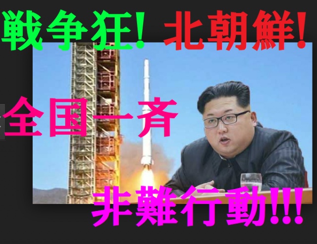 全国一斉！ 戦争狂国 北朝鮮を非難する国民大行進 in 