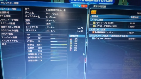 8鯖でアークスガンナー(ツインマシンガン)やってます