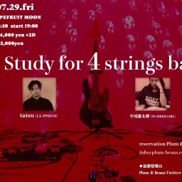 Study for 4 strings bass