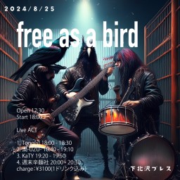 2024-08-25（夜）free as a bird