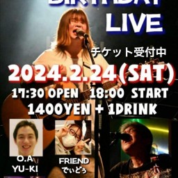 2/24(土)YUMIKA🎂Birthday Live