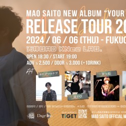 NEW ALBUM 『Your book』RELEASE TOUR・天神BAD KNee LAB.