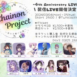 Chainon Project-4th Anniversary LIVE!-[DAY2]