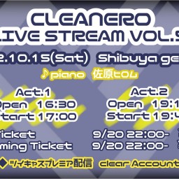 CLEANERO LIVE STREM VOL.5A ACT.2