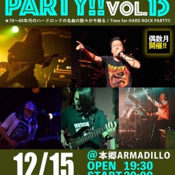 12月15日(火) HARD ROCK PARTY vol.13
