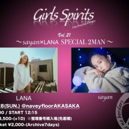 8/28【Girls Spirits vol.21 2MAN~】