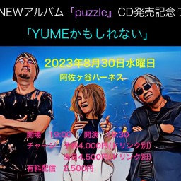 RIO NEWアルバム「puzzle」CD発売記念ライブ 「YUMEかもしれない」