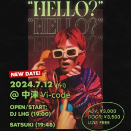 SATSUKI One Man Live “hello?”