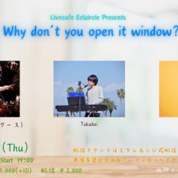 【鶴田拓海(Mr.マングース)】11/21(木) Why don't you open it window?