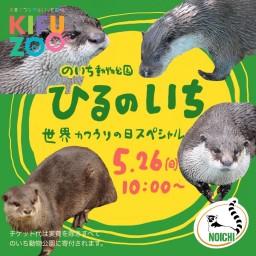 KIFUZOOのいち動物公園「ひるのいち」世界カワウソの日スペシャル