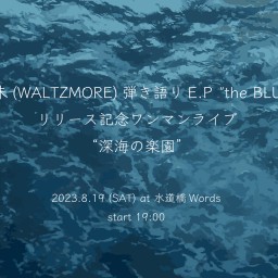 夏未弾き語りE.P "the BLUE"リリース記念ワンマン