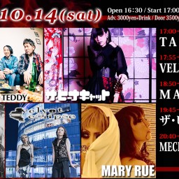 10/14(土) MECHANICAL TEDDY / ザ・ヒーナキャット / 他