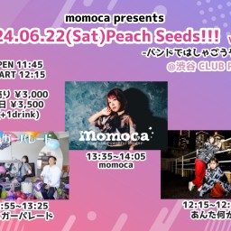momoca presents 「Peach Seeds!!! vol.4 」-バンドではしゃごうやぁ！-