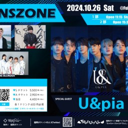 10/26(土)MENSZONE１部　【出演U&pia】