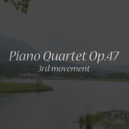 シューマン：ピアノ四重奏曲Op.47第3楽章
