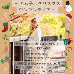 〜ハム子とクリスマスワンマンライブ〜【通常配信チケット】