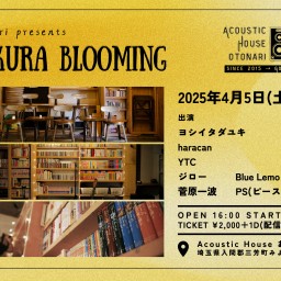 2025.4.5(日)otonari presents「Sakura blooming」