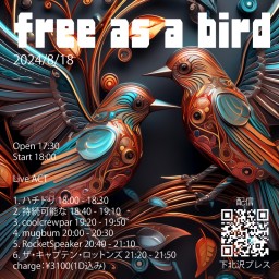 2024-08-18 夜 free as a bird