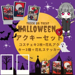 ハロウィンオンライン特典会コスチェキ＋アクキーセット