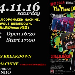 11/16(土) NERVOUS BREAKDOWN / Venus