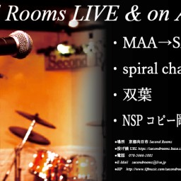 12/5 夜 Second Rooms LIVE＆on Air