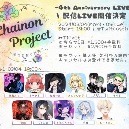 Chainon Project-4th Anniversary LIVE!-[DAY1]
