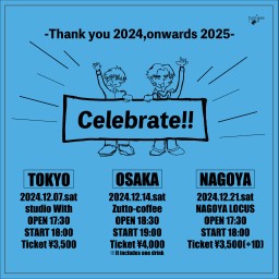 Thank you 2024,onwards to 2025 -Celebrate!!- 名古屋