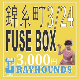 3/24 錦糸町ヒューズボックスライブ標準価格3000円