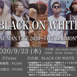 BLACKONWHITE 『FIVE HARMONY』