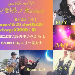 sparkle vol.30   〜  30回記念ライブ〜2023/08/23