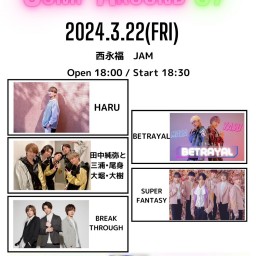 【2024.3.22】HARU presents 「JUMP AROUND vol.37」