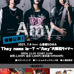 They name is…? ～"Amy"大阪初ライブ～