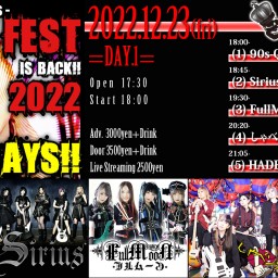 12/23(金) MAYO FEST 2022 =Day.1=